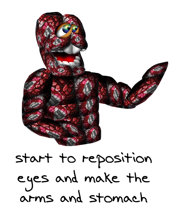 Creation of Meaty Mutt with Mobile: Step 25
